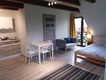 Фото номера Апартаменты с балконом Фермерские дома Mazurska Zagroda Apartamenty г. Рыдзево 5